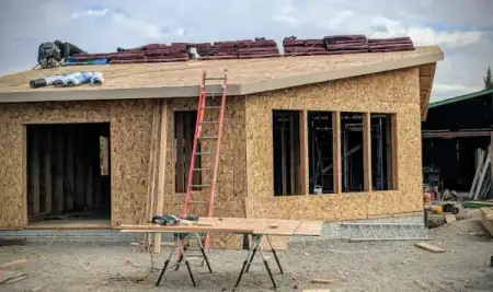 Completed roof and siding on residential home by J&V Builders Moses Lake WA
